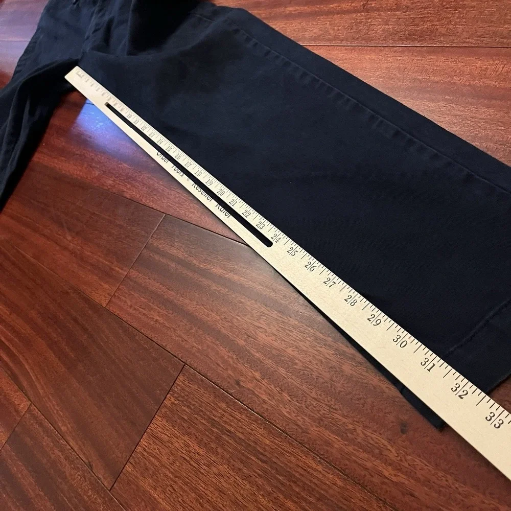 Banana Republic Pants Men 32x34 Navy Blue Chino Workwear Gorpcore Slim READ *